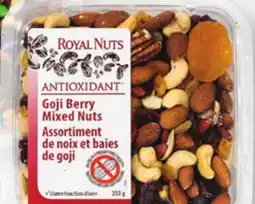 Metro ROYAL NUTS TRAIL MIX 325 G GOJI BERRY MIX 340 G offer