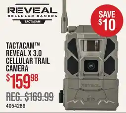 Cabela's TACTACAM REVEAL X 3.0 CELLULAR TRAIL CAMERA offer