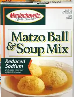 Metro MANISCHEWITZ MATZO BALL OR SOUP MIX offer
