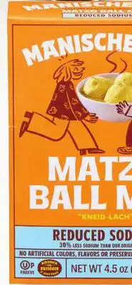 Metro MANISCHEWITZ MATZO BALL OR SOUP MIX offer