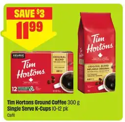 FreshCo Tim Hortons Ground Coffee 300 g Single Serve K-Cups offer
