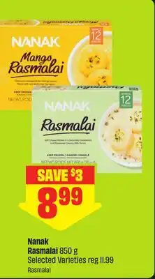 FreshCo Nanak Rasmalai 850 g Selected Varieties offer