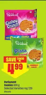 FreshCo Parliament Cookies 600 g Selected Varieties offer