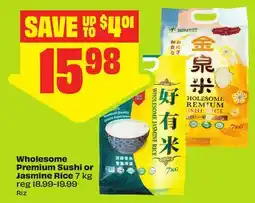 FreshCo Wholesome Premium Sushi or Jasmine Rice 7 kg - dragon boat offer