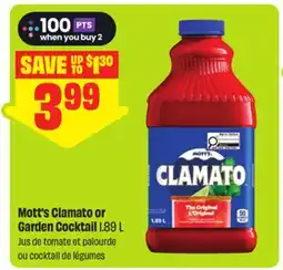 FreshCo Mott's Clamato or Garden Cocktail offer
