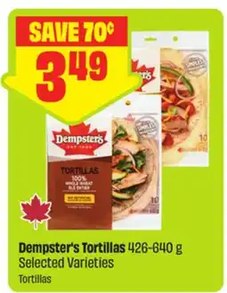 FreshCo Dempster's Tortillas 426-640 g Selected Varieties offer