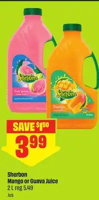FreshCo Sherbon Mango or Guava Juice offer