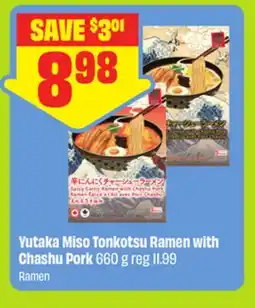 FreshCo Yutaka Miso Tonkotsu Ramen with Chashu Pork 660 g - dragon boat offer