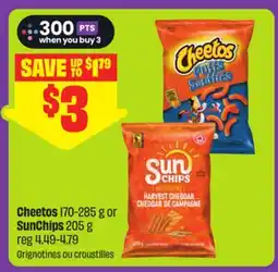 FreshCo Cheetos I70-285 g or SunChips 205 g offer