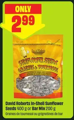 FreshCo David Roberts In-Shell Sunflower Seeds 400 g or Bar Mix 200 g offer