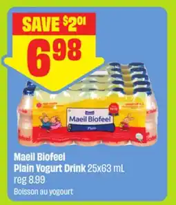 FreshCo Maeil Biofeel Plain Yogurt Drink 25x63 mL - dragon boat offer