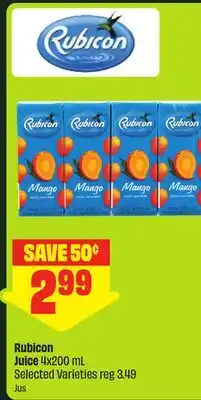 FreshCo Rubicon Juice 4x200 mL Selected Varieties offer