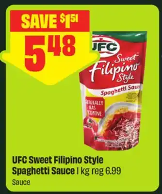 FreshCo UFC Sweet Filipino Style Spaghetti Sauce offer