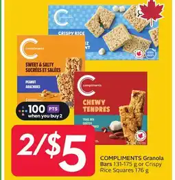 Sobeys COMPLIMENTS Granola Bars offer