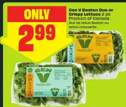 FreshCo Gen V Boston Duo or Crispy Lettuce 2 pk Product of Canada offer