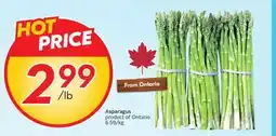 Sobeys Asparagus offer