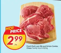 Sobeys Fresh Pork Loin Rib and Sirloin Combo Chops offer