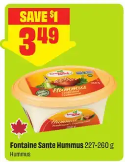 FreshCo Fontaine Sante Hummus offer
