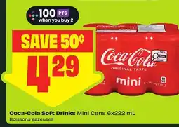 FreshCo Coca-Cola Soft Drinks Mini Cans offer