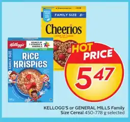 Sobeys Family Size Cereal offer