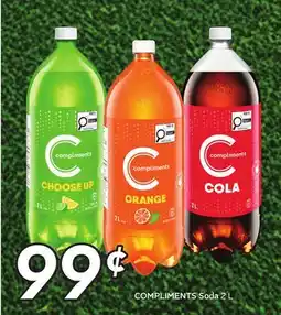 Sobeys COMPLIMENTS Soda offer