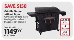 Home Hardware Griddle Station with Air Fryer offer