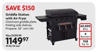 Home Hardware Griddle Station with Air Fryer offer