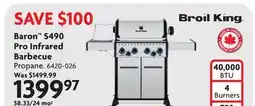Home Hardware Baron S490 Pro Infrared Barbecue offer