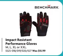 Home Hardware Impact Resistant Performance Gloves offer