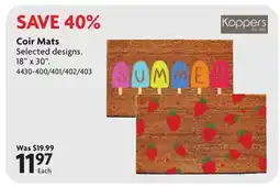 Home Hardware Coir Mats offer