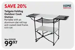 Home Hardware Tailgate Folding Outdoor Cook Station offer