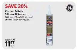 Home Hardware Kitchen & Bath Silicone II Sealant offer