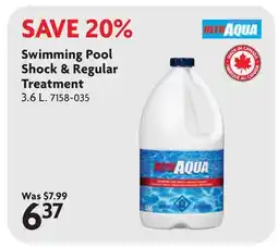 Home Hardware Swimming Pool Shock & Regular Treatment offer