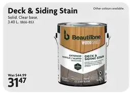 Home Hardware Deck & Siding Stain offer