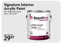 Home Hardware Signature Interior Acrylic Paint offer
