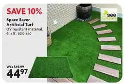 Home Hardware Space Saver Artificial Turf offer