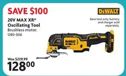 Home Hardware 20V MAX XR Oscillating Tool offer