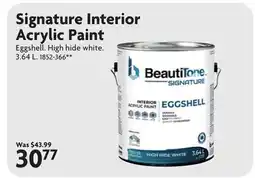 Home Hardware Signature Interior Acrylic Paint offer
