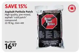 Home Hardware Asphalt Pothole Patch offer