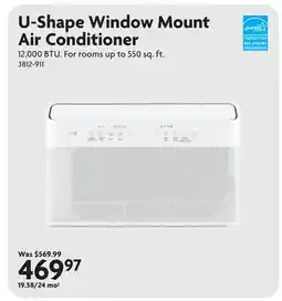 Home Hardware U-Shape Window Mount Air Conditioner offer