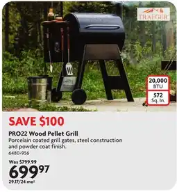Home Hardware PRO22 Wood Pellet Grill offer