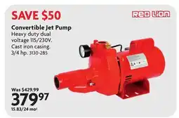 Home Hardware Convertible Jet Pump offer
