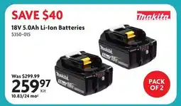 Home Hardware 18V 5.0Ah Li-Ion Batteries offer