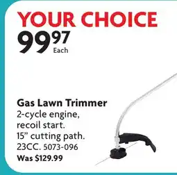 Home Hardware Gas Lawn Trimmer offer