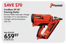 Home Hardware Cordless XP 30° Framing Nailer offer