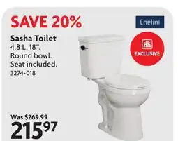 Home Hardware Sasha Toilet offer