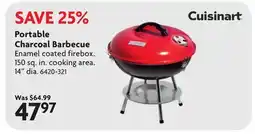 Home Hardware Portable Charcoal Barbecue offer