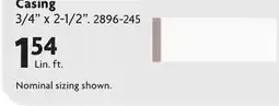 Home Hardware Prime MDF Moulding offer