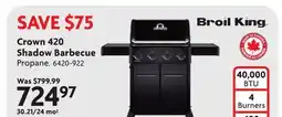 Home Hardware Crown 420 Shadow Barbecue offer