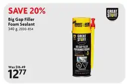 Home Hardware Big Gap Filler Foam Sealant offer